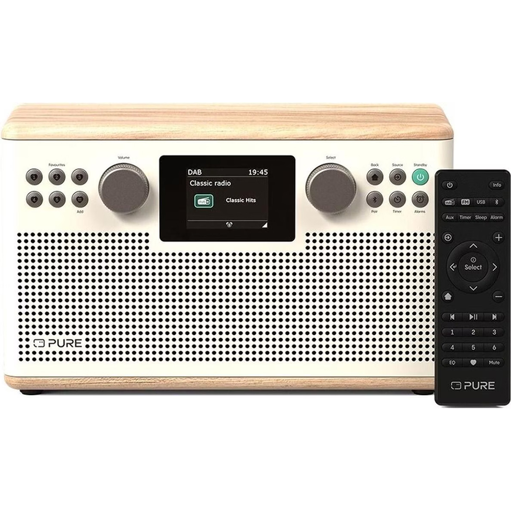 Bild von Pure DAB+-Radio Classic H6, cotton white