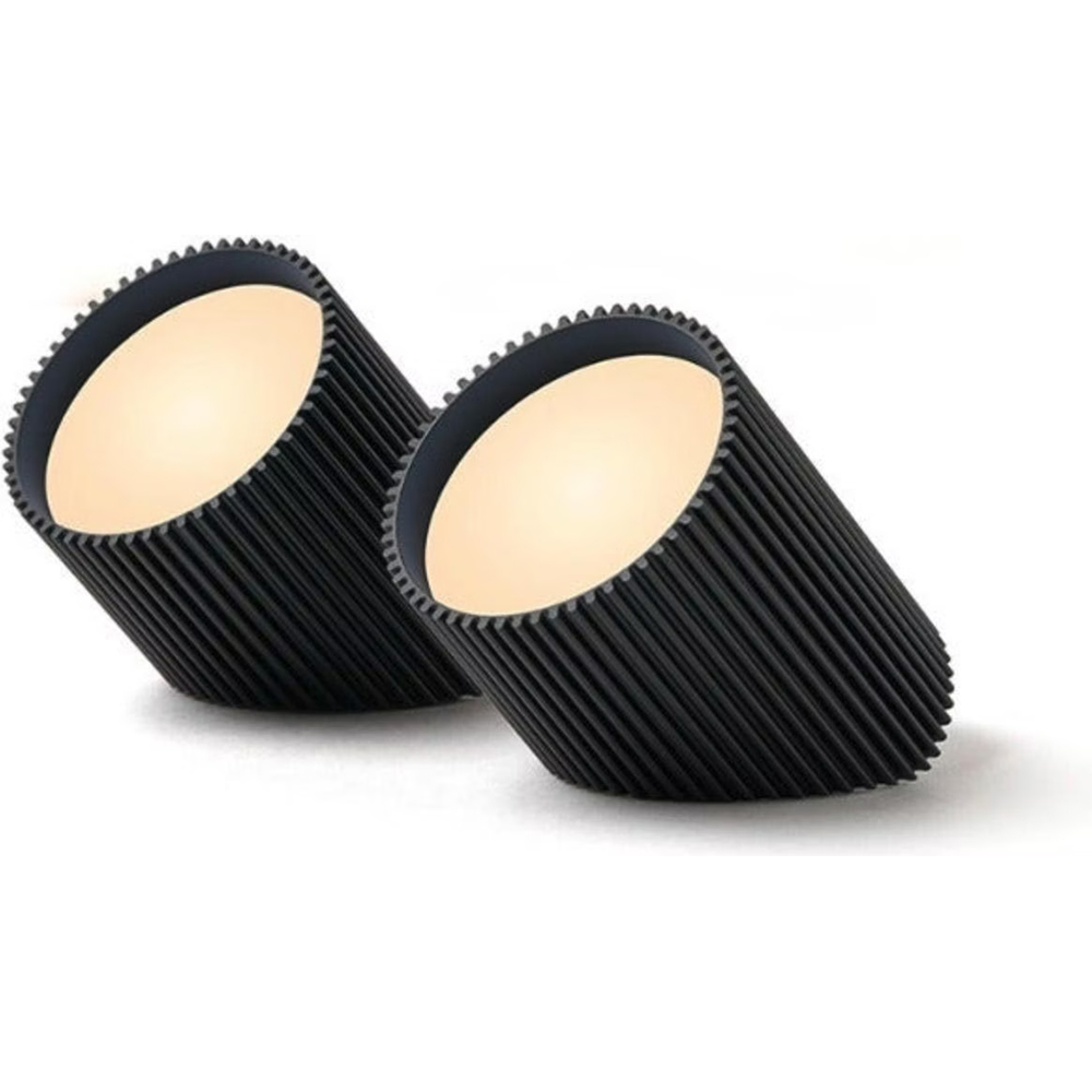 Bild von Lexon LED-Lampenset Ray Light, schwarz