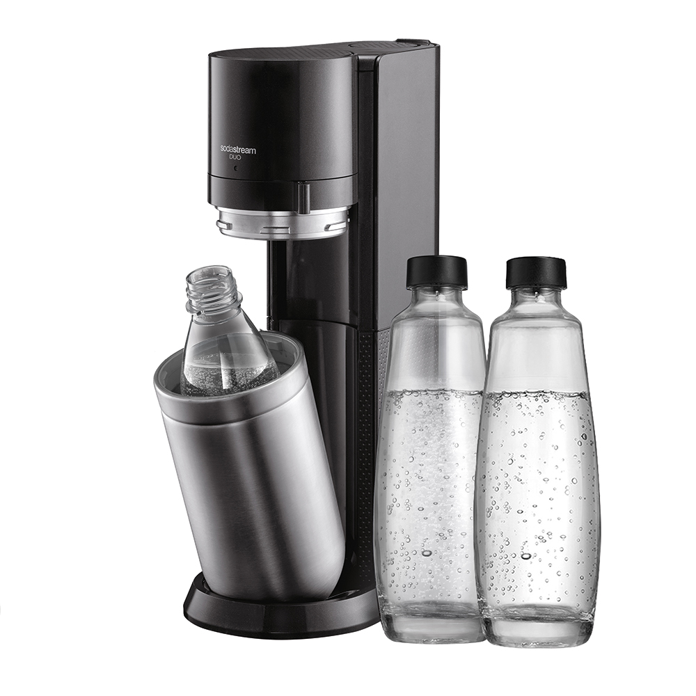 Bild von Sodastream Sprudelgerät Duo Mega Pack, Black/Metal 