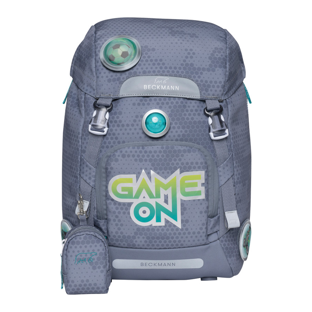 Bild von Beckmann Schulrucksack Classic Game On mit LED
