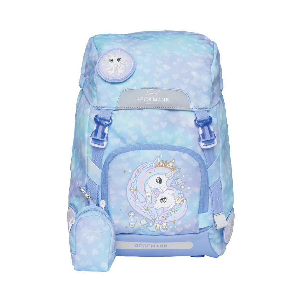 Picture of Beckmann Schulrucksack Classic Unicorn Princess Ice Blue