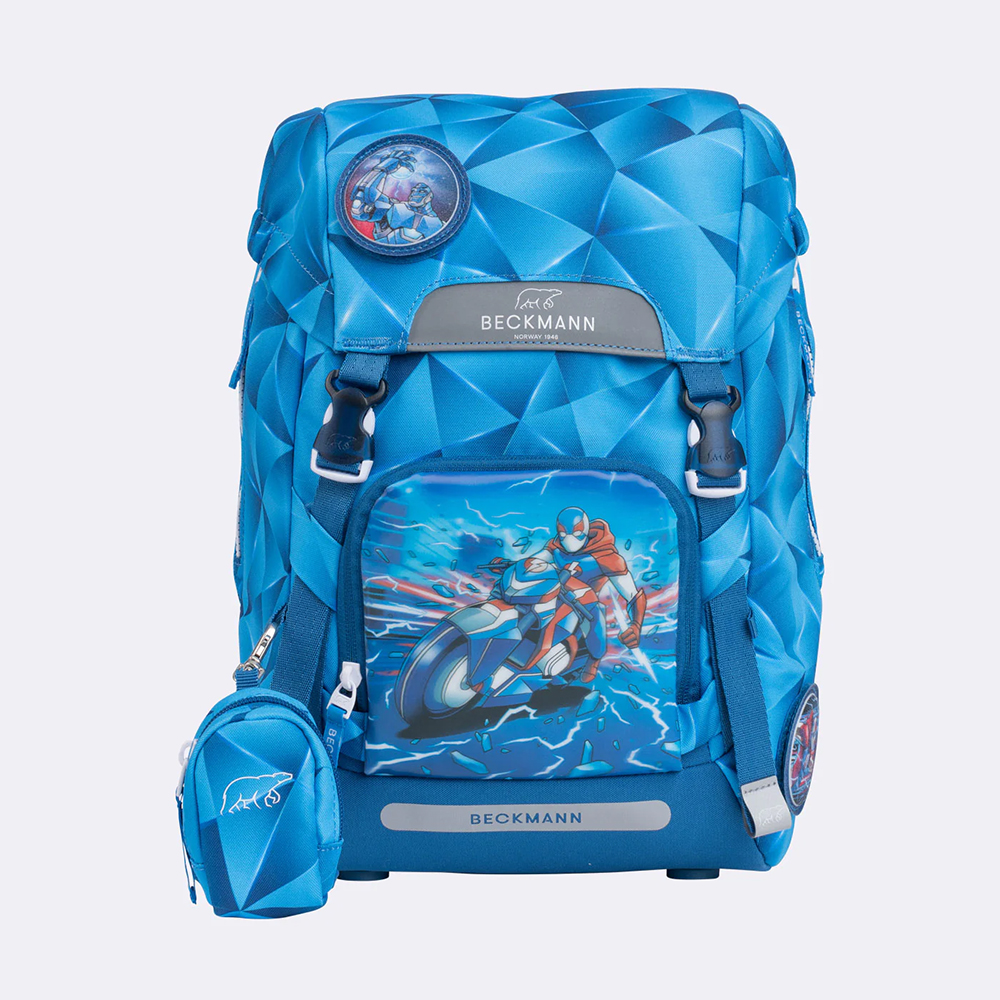 Bild von Beckmann Schulrucksack Classic Blue Lightning