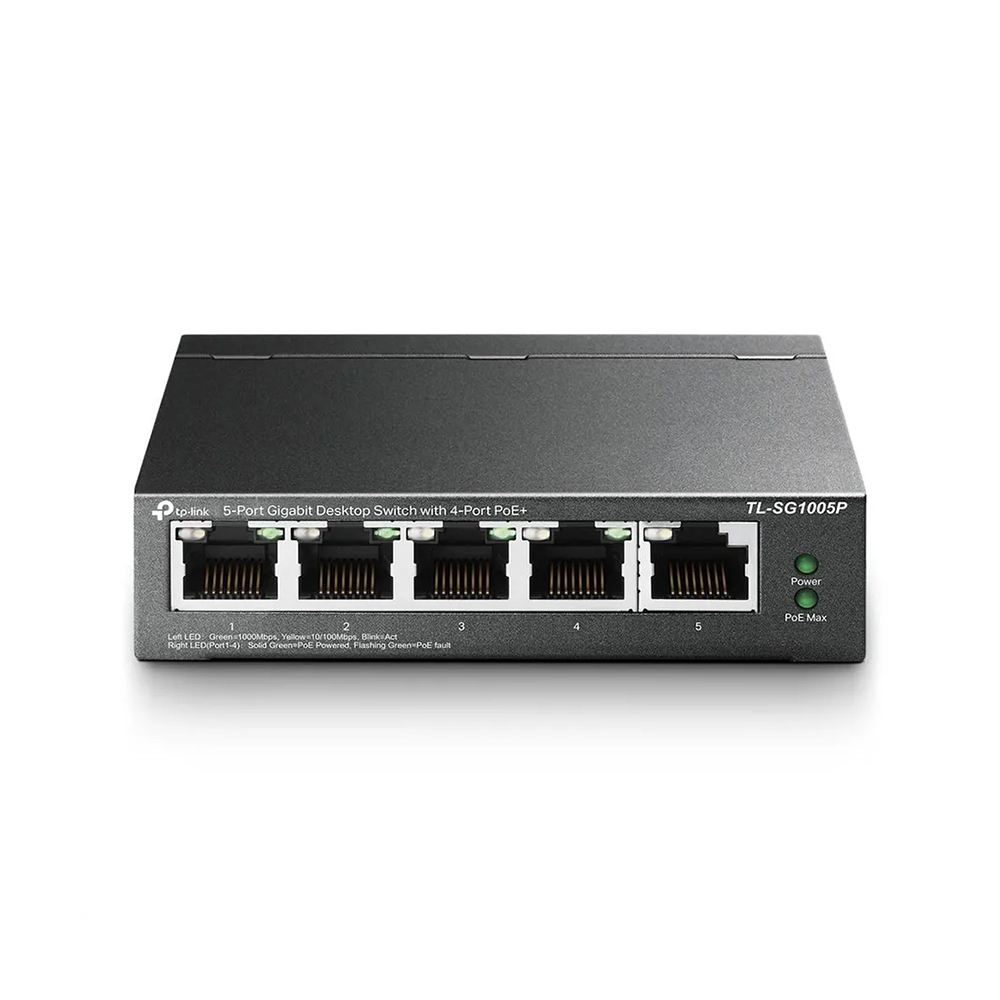 Picture of TP-Link Netzwerk-Switch TL-SG1005P PoE+ 5 Port