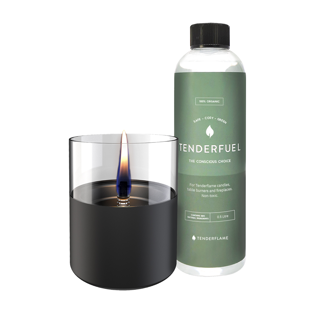 Picture of Tenderflame Tischkamin Lilly 10 Geschenkset black
