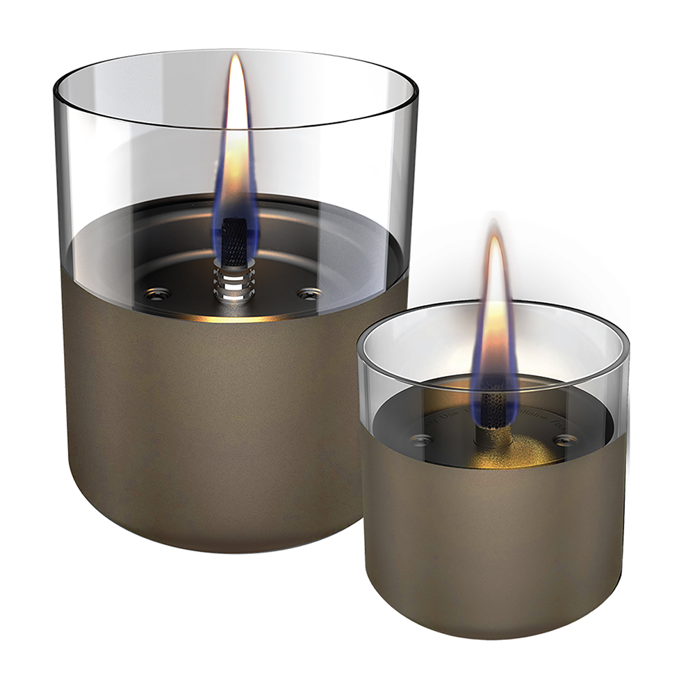 Picture of Tenderflame Tischkamin Lilly 8 und 10 Geschenkset schoko