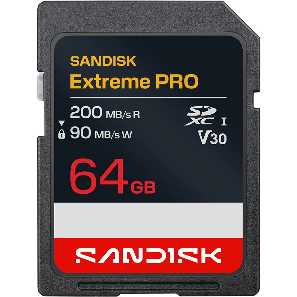 Bild von SanDisk Extreme Pro SDXC 64GB Speicherkarte, 200MB/s