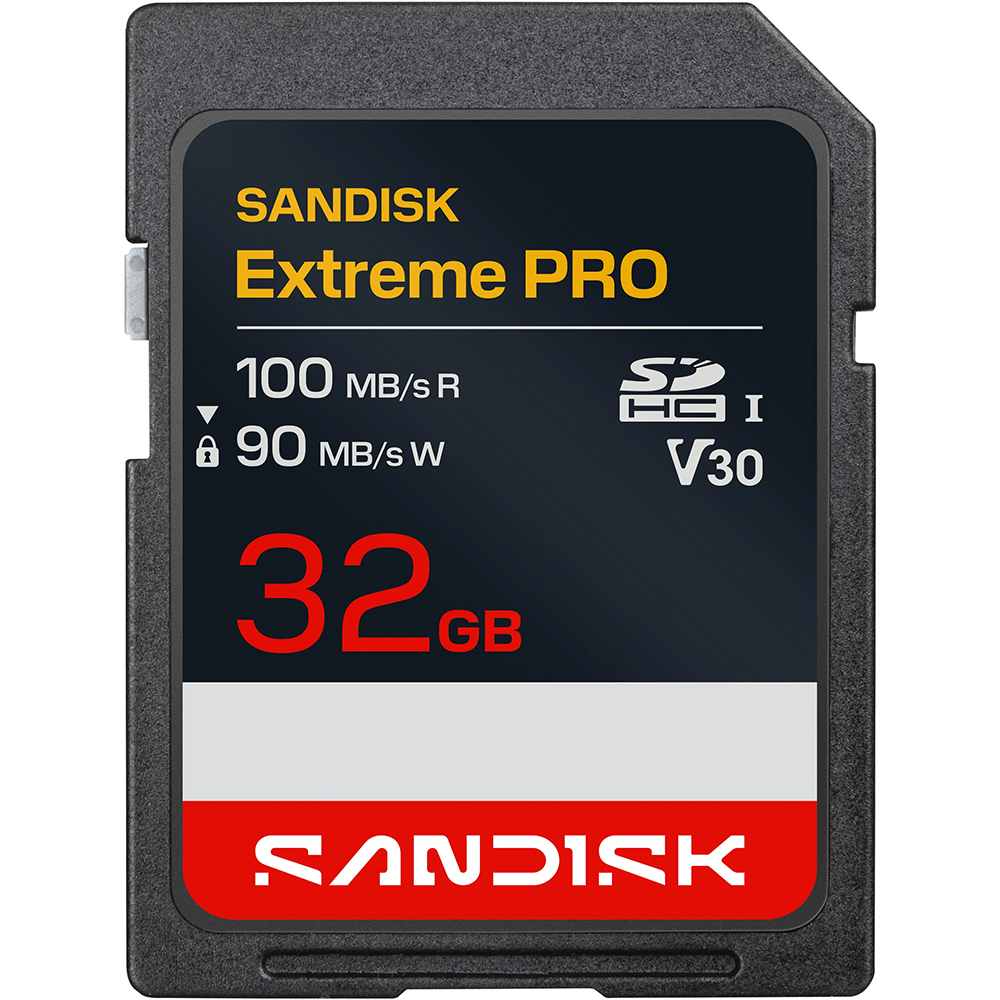Bild von SanDisk Extreme Pro SDHC 32GB Speicherkarte, 100MB/s