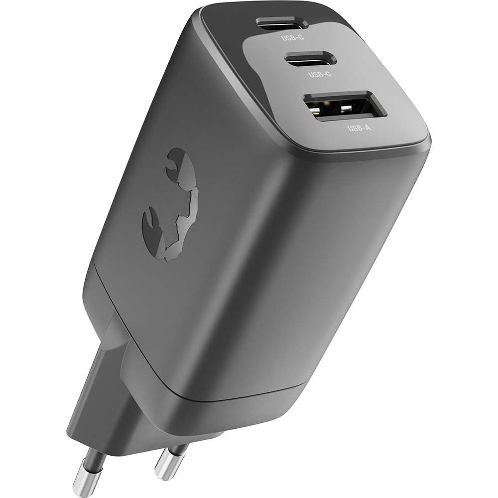 Picture of Fresh'N Rebel Wall Charger 67W, 2x USB-C, 1x USB-A Storm Grey