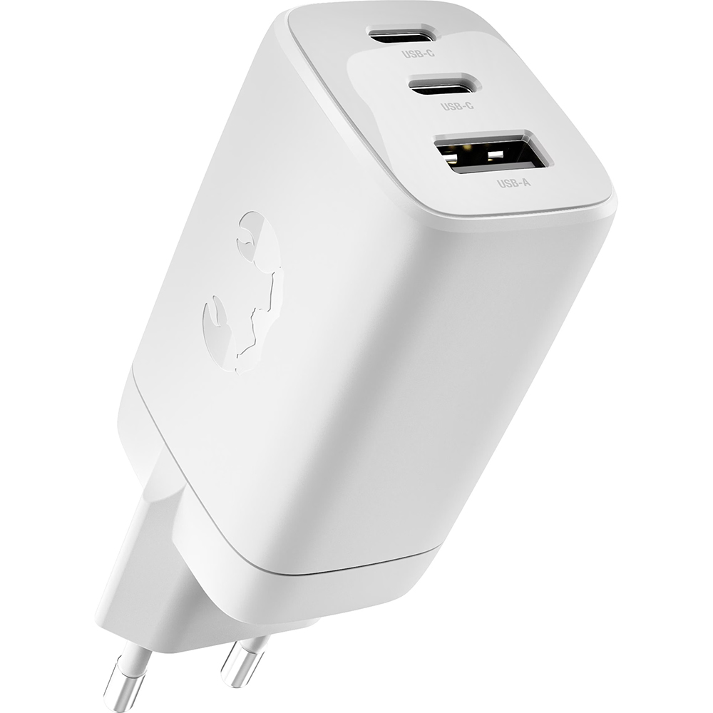 Picture of Fresh'N Rebel Wall Charger 67W, 2x USB-C, 1x USB-A Ice Grey