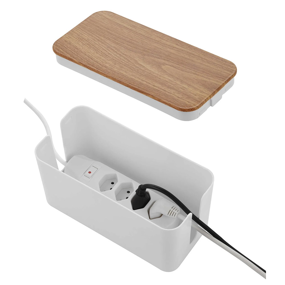Picture of Schönenberger Cable Organizer Box inkl. Steckdosenleiste 4xT13 mit Schalter