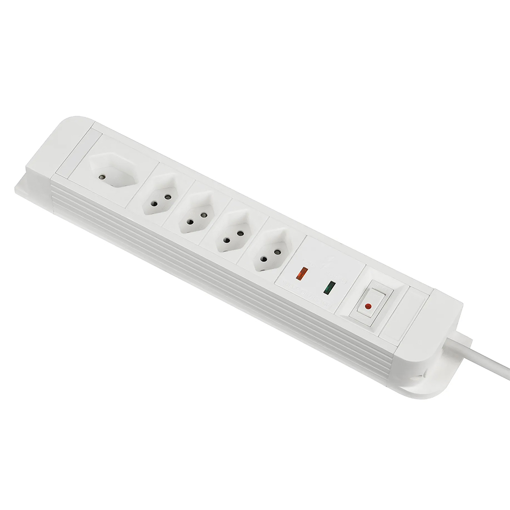 Picture of Schönenberger Steckdosenleiste Principio+ Anti-Lightning 5xT13 mit Schalter