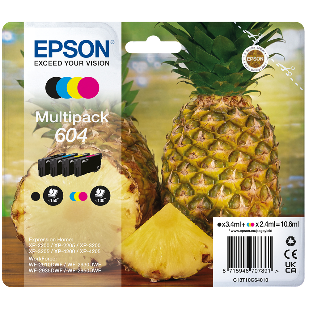 Picture of Epson Multipack Tinte 604 CMYBK