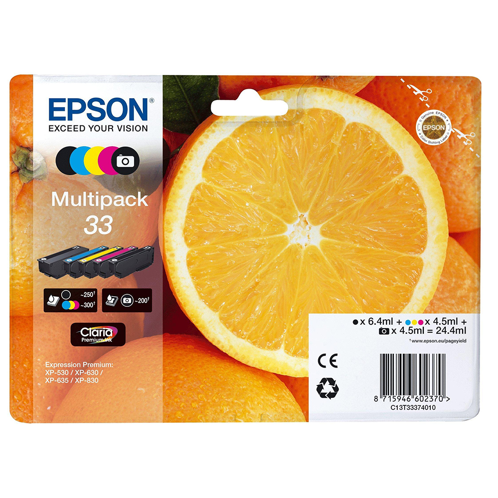 Bild von EPSON Multipack 33 CMYBK