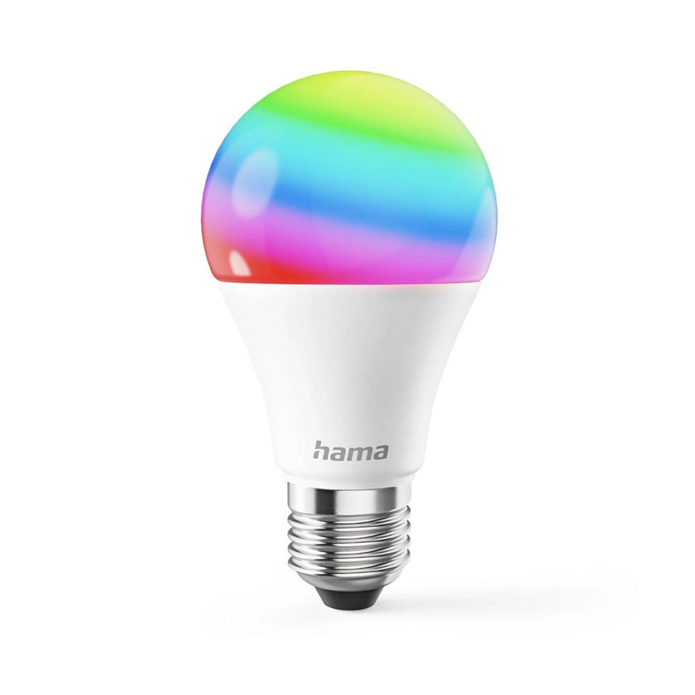 Bild von Hama Smartes LED-WLAN-Leuchtmittel E27, 9W, Matter, Globe, dimmbar