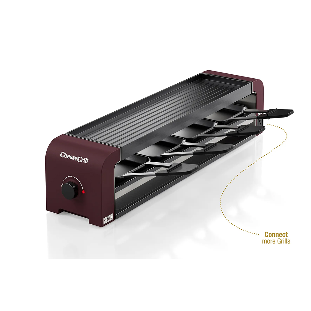 Bild von Stöckli Raclettegrill CheeseGrill 4 Connect Merlot Red