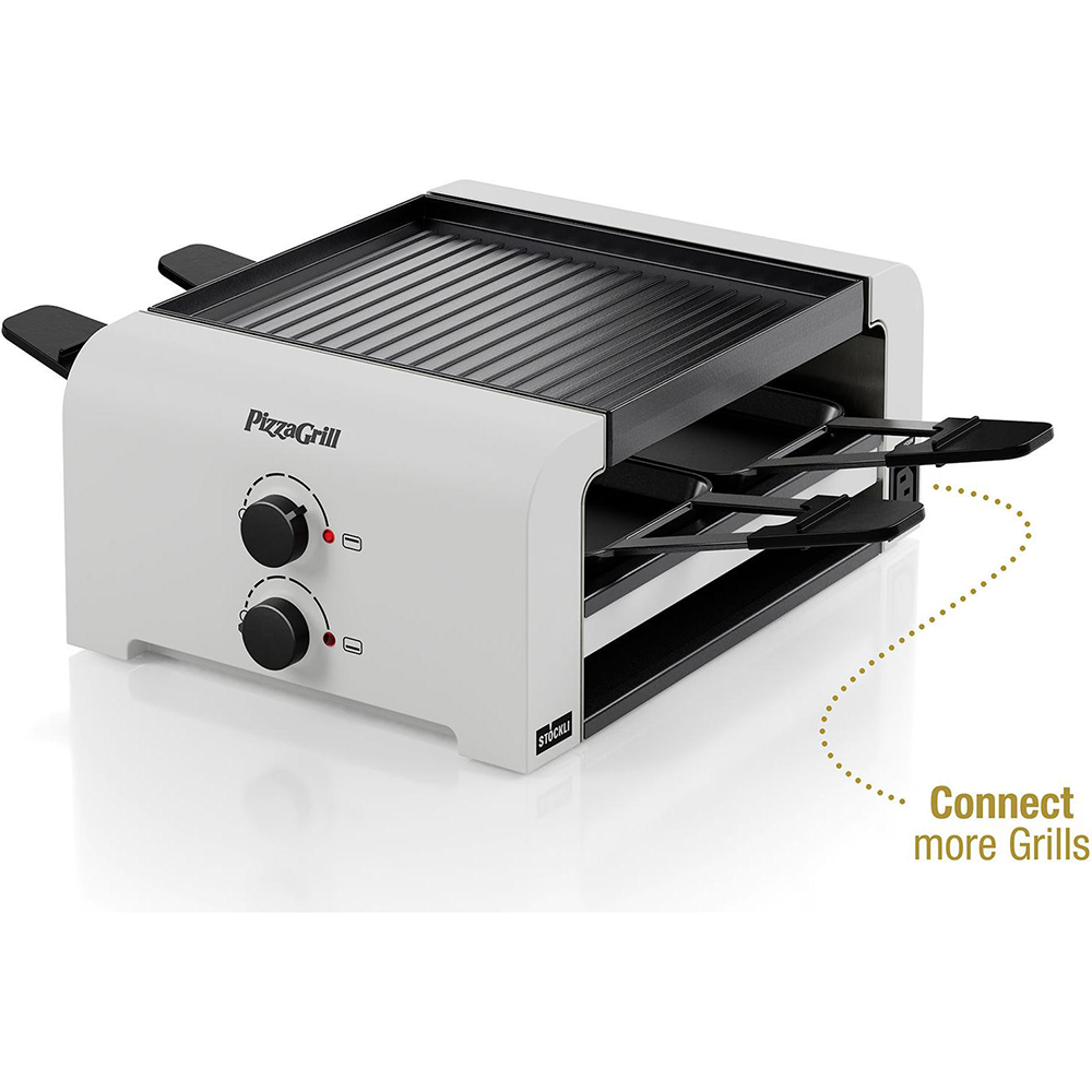 Bild von Stöckli Raclettegrill PizzaGrill 4 Connect White