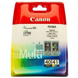Bild von Canon Tintenpatrone 40/1 Multipack schwarz/farbig, 16ml/12ml