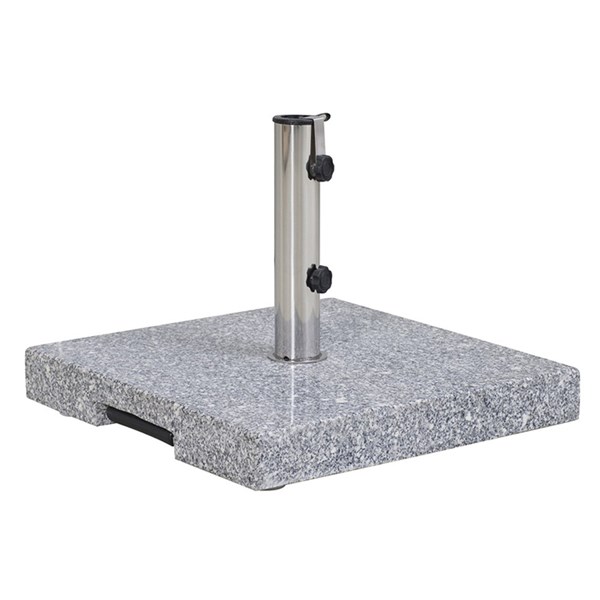 Picture of Sonnenschirmsockel Granit 45 kg 50x50 cm grau